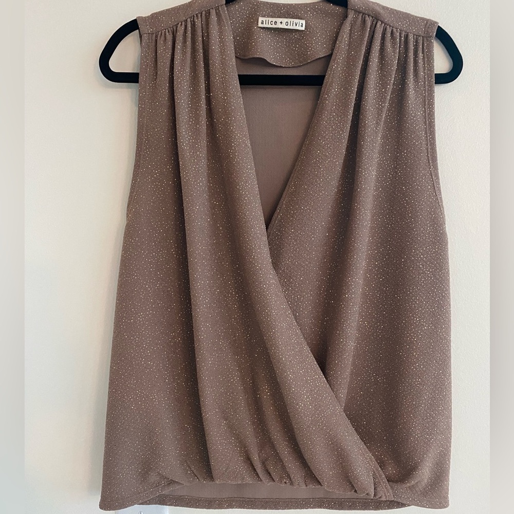 Alice + Olivia sparkle top